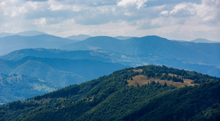 Fototapeta premium cloudy view in Carpathians