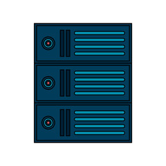 data center server icon image vector illustration design 