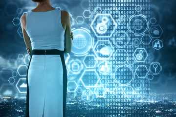 Future and technology concept