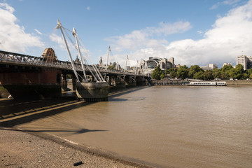 The Golden Jubilee Bridge in London