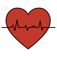 heart cardio isolated icon