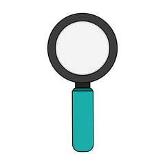 magnifying glass icon image vector illustration design 