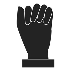 hand human fist icon