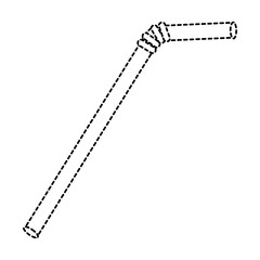 straw plastic isolated icon