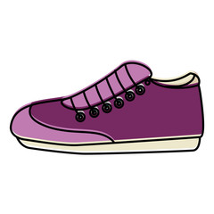 sport shoes isolated icon