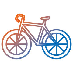 bicycle race isolated icon