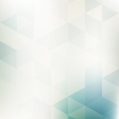Abstract pale geometric pattern with triangles. Vector