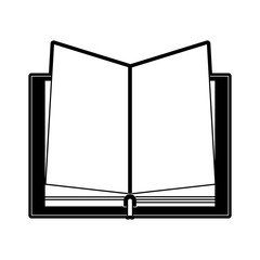 open book with blank pages  icon image vector illustration design 