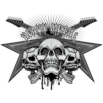 ace of spades with skull