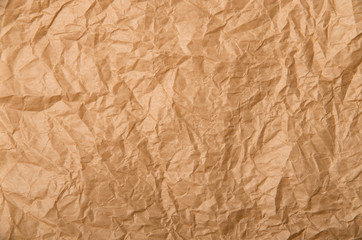 Crumpled paper background vignette