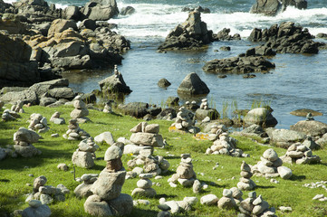Playa de AllingueSsandwig, Bornholm, Dinamarca