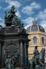 Fototapeta na wymiar Maria Theresia Denkmal Wien