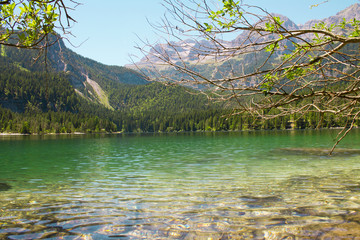 Lake Tovel Trentino Alto Adige, Italy