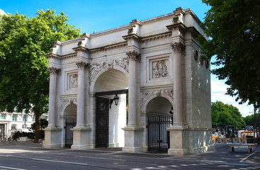 Fototapeta na wymiar The Marble Arch , London,England.
