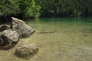 Lake Tovel Trentino Alto Adige, Italy