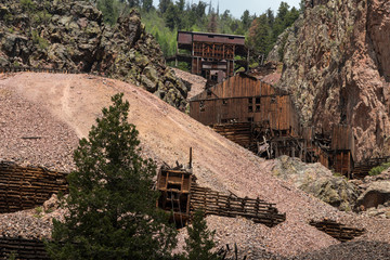 Mining Remains in Colorado's Rocky Mountains