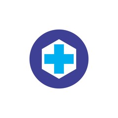 Obraz premium circle with plus logo