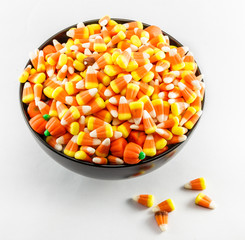 Candy Corn In A Bowl