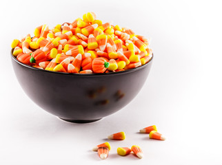 Candy Corn In A Bowl
