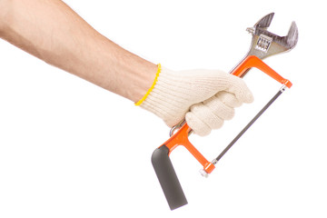 Male hand tools key hacksaw