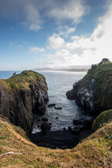 Fototapeta premium Bright Clouds Over Pacific Coast