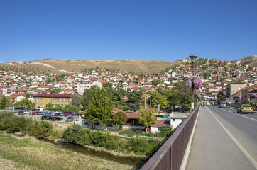 Fototapeta na wymiar Macedonia, Veles city - Vardar River