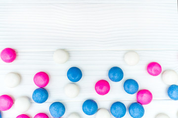 Colorful mint candies