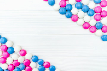 Colorful mint candies