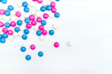 Colorful mint candies