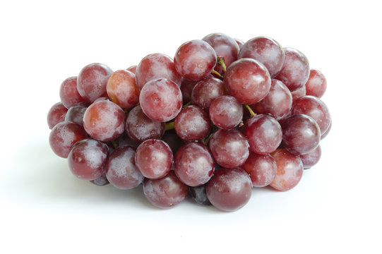ripe grape isolate on white background