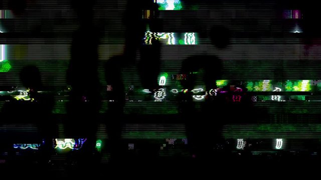 Data Glitch 025: Streaming video break down (Loop).