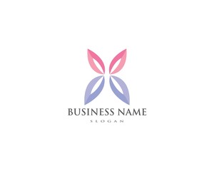 Beauty Butterfly Logo Template Vector icon design