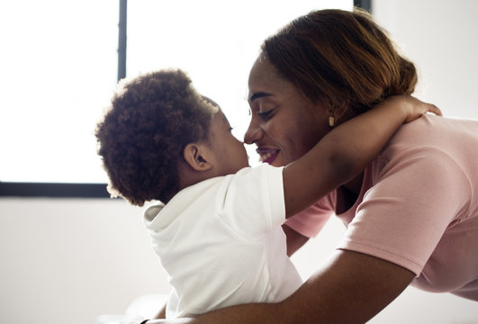 Single Mom Enjoying Precious Time With Her Child