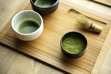 Japanese oriental matcha ceremony tradition