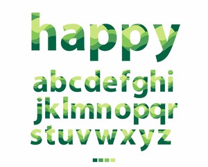 Fototapeta premium Font Blue-az_ok