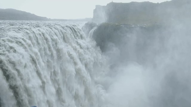 Detifoss waterfall in iceland.