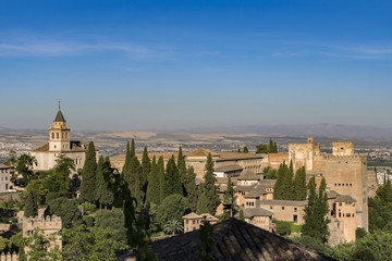 Fototapeta na wymiar アルハンブラ宮殿からの眺望, スペイン
