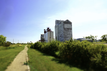 Grain Elevators on the Prairie