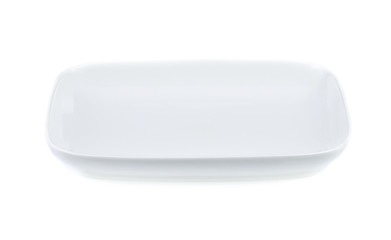 Sushi plate on white background