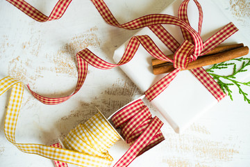 Fototapeta premium Christmas festive frame