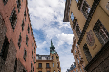 The old buildings in city Innsbruck, Austria
