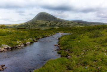 River flowing in the Rondane National park in Norway - 2