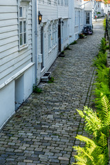 Colorful streets in the center of Bergen in Norway - 6