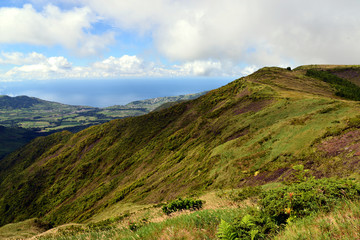 Naklejka premium Peak of Pico da Vara (azores)