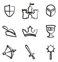 Medieval Icons Freehand 