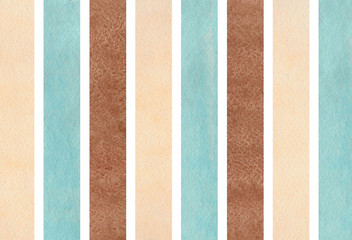 Watercolor striped background.