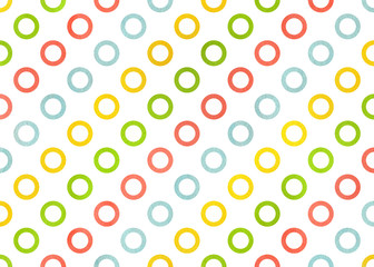 Watercolor circles pattern.