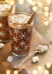 Hot chocolate with marshmallows