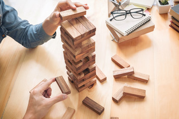 Alternative risk concept, plan and strategy in business, Risk To Make Buiness Growth Concept With...