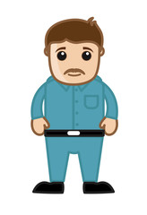 Adult Taxi Driver Character